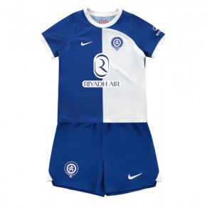 Maillot de foot Atletico Madrid Extérieur enfant 2023-24 Manches Courte (+ pantalon court)